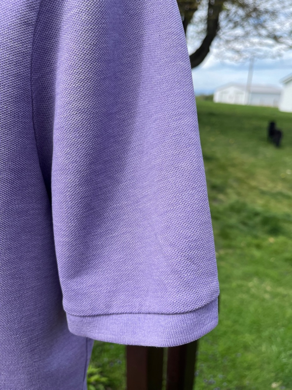-Polo Ralph Lauren Lavender Polo Shirt Short Sleeve Men's Size Medium - Picture 9 of 14
